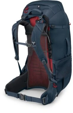 Osprey Farpoint Trek Pack Rugzak - Blauw - 55 Liter -Buitenuitrusting 1900 1425 farpointtrekpack55 s22 sideback mutedspaceblue 10003693