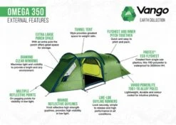 Vango Omega 350 Tunneltent - 3 Persoons - Groen -Buitenuitrusting 1900 1783 omega 350 5