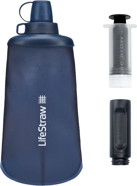 Lifestraw Peak Opvouwbare Waterfilter Fles - 650 Ml - Blauw 4 Lifestraw Peak Opvouwbare Waterfilter Fles - 650 Ml - Blauw - Afbeelding 4
