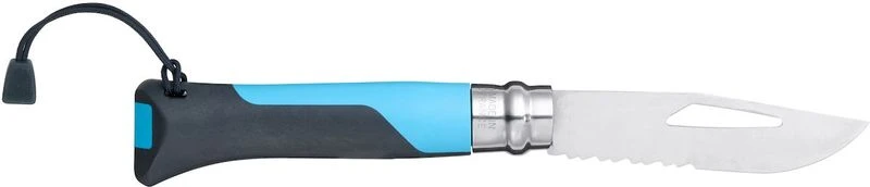Opinel N°08 Outdoor Zakmes - Blauw 2 Opinel N°08 Outdoor Zakmes - Blauw - Afbeelding 2