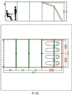 Coleman Meadowood 4L Tunneltent - 4 Persoons -Buitenuitrusting 614 1200 meadowood 4l 5 1