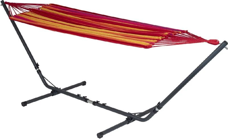 Bo-Camp Rumba 1 Persoons Hangmat - Sunset 2 Bo-Camp Rumba 1 Persoons Hangmat - Sunset - Afbeelding 2