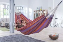 La Siesta Carolina 2 Persoons Hangmat - Flowers -Buitenuitrusting 800 1195 cah16 2 ambiance 601