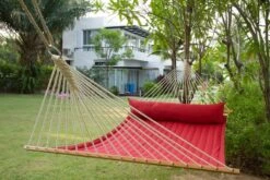 La Siesta Alabama Kingsize 2 Persoons Hangmat - Red Pepper -Buitenuitrusting 800 1200 nqr14 21 ambiance 203
