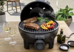 CADAC E-Braai Elektrische Barbecue - Zwart -Buitenuitrusting 835 1200 e braai food 1