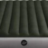 Intex Downy Luchtbed - Tweepersoons - Ingebouwde Voetpomp