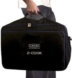 CADAC 2-Cook Pro Deluxe - 2-pits Kooktoestel -Buitenuitrusting 900 1200 2 cook carry bag