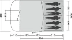 Easy Camp Palmdale 600 Tunneltent - 6 Persoons -Buitenuitrusting 900 1322 d1c7c481 31f5 427b 8016 677c10476fce 1280x960