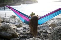 Ticket To The Moon Hangmat 2 Persoons Original Double - Pink/Aqua -Buitenuitrusting 900 1350 20190608 a28i2103