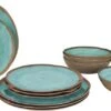 Bo-Camp Halo Melamine Serviesset - 12-delig - Aqua