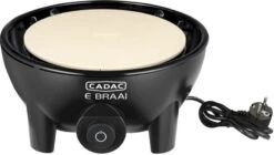 CADAC E-Braai Elektrische Barbecue - Zwart -Buitenuitrusting 900 1500 5840 20 04 e braai 40 pizza stone