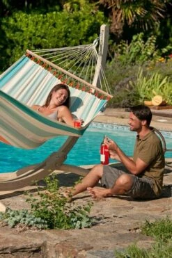 La Siesta Colada 1 Persoons Hangmat - Curacao -Buitenuitrusting 900 598 cor14 3 colada cura ao weather resistant double spreader bar hammock image 05