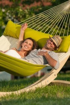 La Siesta Alabama Kingsize 2 Persoons Hangmat - Avocado -Buitenuitrusting 900 598 nqr14 41 alabama avocado quilted kingsize spreader bar hammock image 05