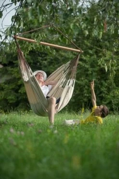 La Siesta Habana Hangstoel XL - Nougat -Buitenuitrusting 900 601 hal21 1 ambiance 100