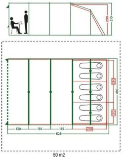 Coleman Vail Long Tunneltent - 6 Persoons -Buitenuitrusting 972 1900 coleman vail long tunneltent 6 persoons 2