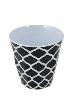 Bo-Camp Mix & Match Melamine Serviesset - 16-delig - Zwart -Buitenuitrusting bo camp mix 4