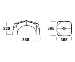 Husky Broof L Partytent 11 Husky Broof L Partytent -Buitenuitrusting broofl afmetingen