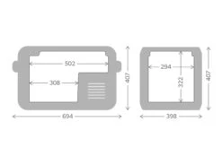 Dometic CFX3 35 Compressor Koelbox - 32 Liter -Buitenuitrusting cfx3 35
