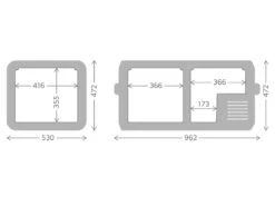 Dometic CFX3 95DZ Compressor Koelbox - 93 Liter -Buitenuitrusting cfx3 95