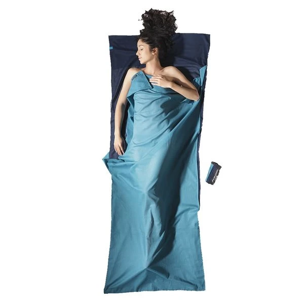 Cocoon Lakenzak Egyptisch Katoen Dekenmodel - Blauw 2 Cocoon Lakenzak Egyptisch Katoen Dekenmodel - Blauw - Afbeelding 2