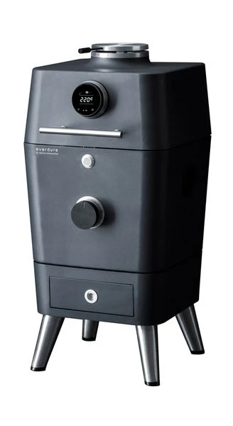 Everdure 4K Houtskool Barbecue Met Beschermhoes - Antraciet/blauw 2 Everdure 4K Houtskool Barbecue Met Beschermhoes - Antraciet/blauw - Afbeelding 2