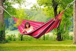 Amazonas Salsa 2 Persoons Hangmat - Bordeaux -Buitenuitrusting salsa fuego 1 resultaat