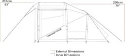 Zempire Evo TS Opblaasbare Tent - 4 Persoons -Buitenuitrusting zempire evo ts opblaasbare tent 4